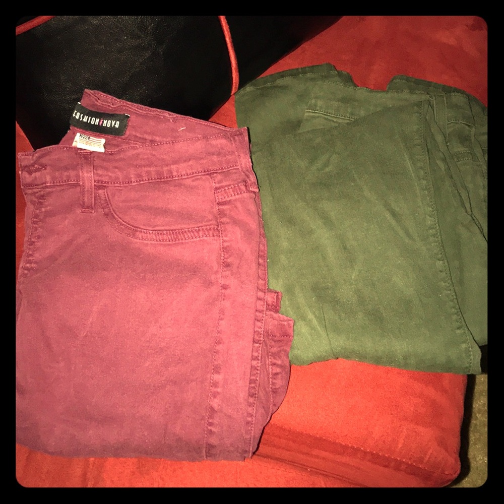 2 pair of fashionova jean